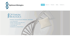 Desktop Screenshot of optimumbiologics.com